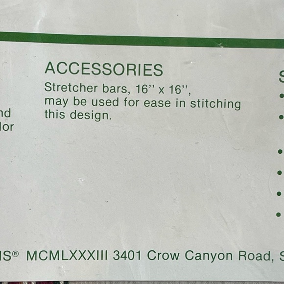 Sunset stitchery embroidery kit Christmas Blessing sampler kit - Picture 4 of 5